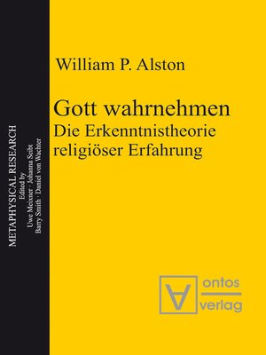 cover image of Gott wahrnehmen